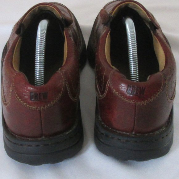 Drew Mens Bexley II Brown Leather Slip on Shoes Size 12 Lightwieght Used… - Picture 3 of 8